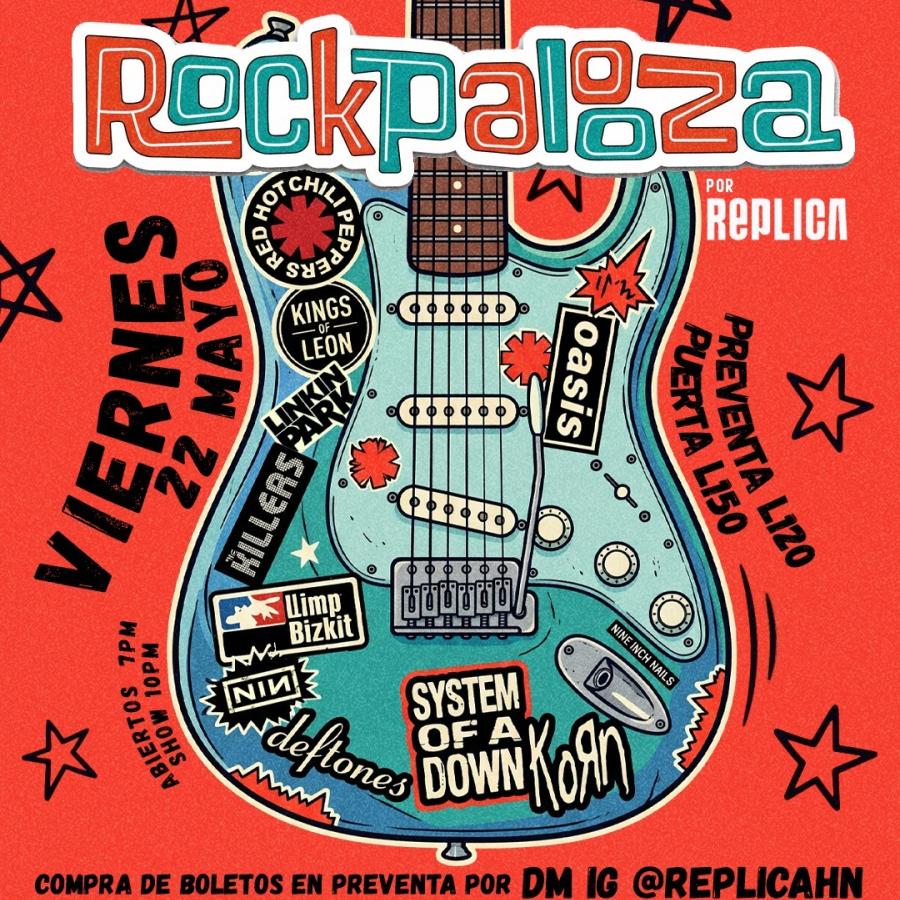 ROCKPALOOZA, una noche donde los amplificadores no van a descansar