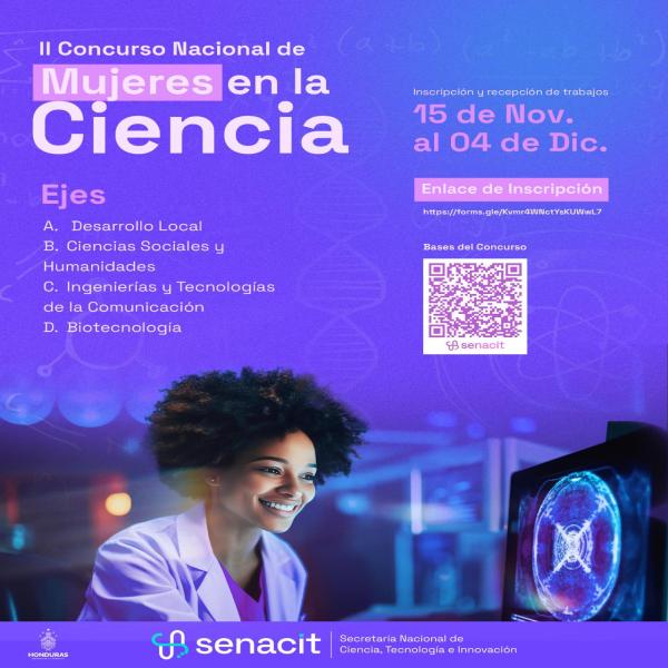 Convocatoria para todas las mujeres científicas en territorio nacional