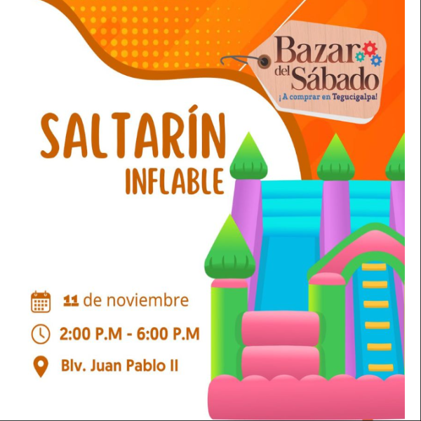 Entretenimiento infantil en el Bazar del Sábado