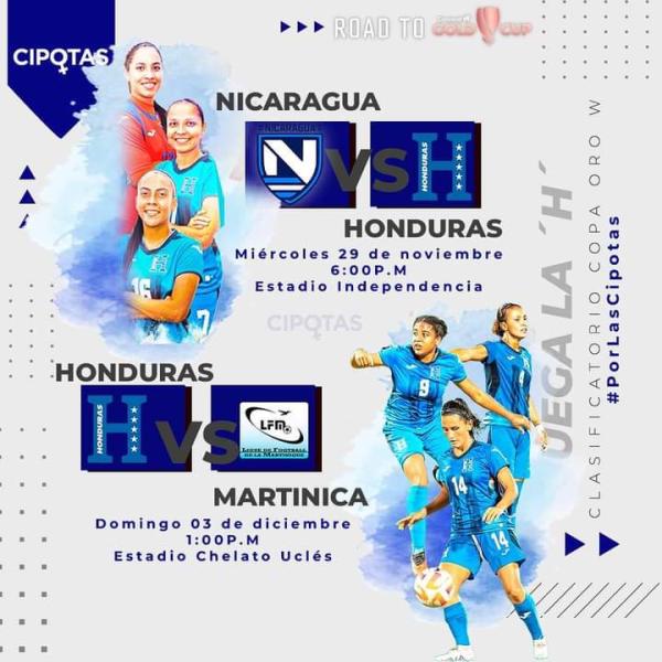 Encuentro deportivo femenino Honduras vs Nicaragua 