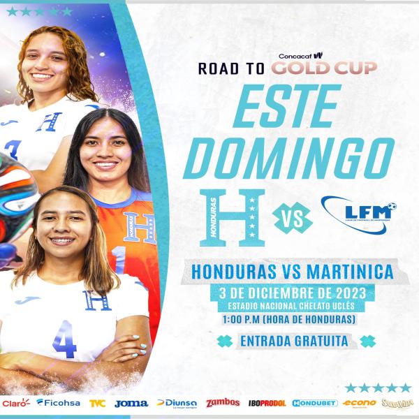 Fútbol Femenino: Honduras VS Martinica 