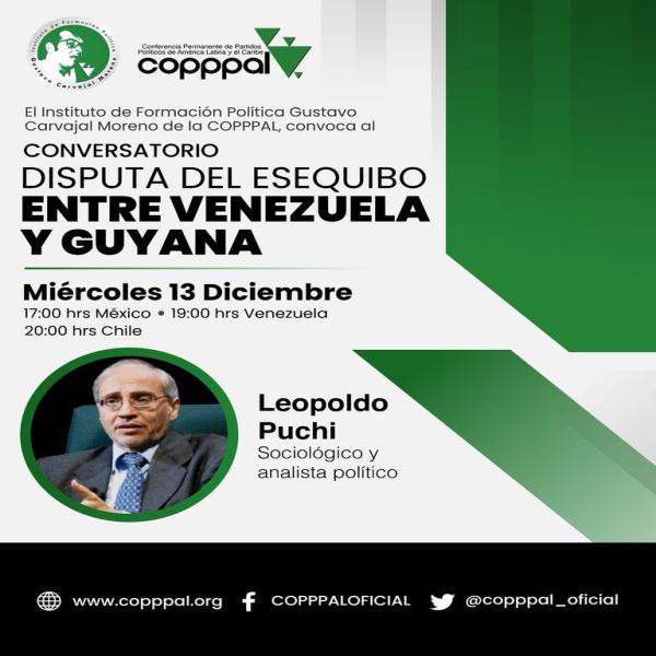 Conversatorio: Disputa del Esequibo entre Venezuela y Guyana