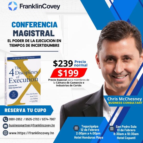 Conferencia magistral: “El poder de la ejecución en tiempos de incertidumbre”