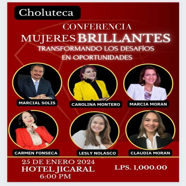 Conferencia: Mujeres Brillantes Transformando los desafíos en oportunidades 