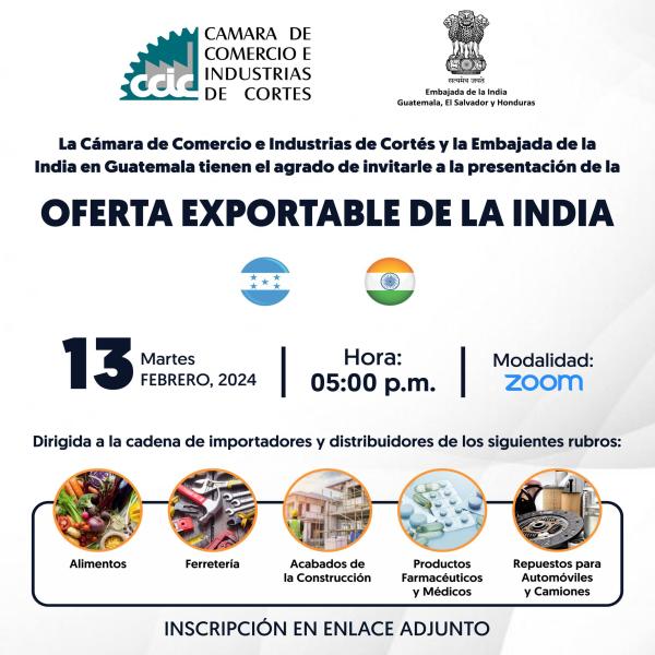 Presentación de la Oferta Exportable de la India