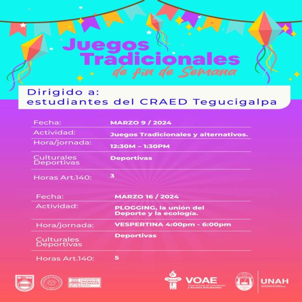 Juegos tradicionales de fin de semana 