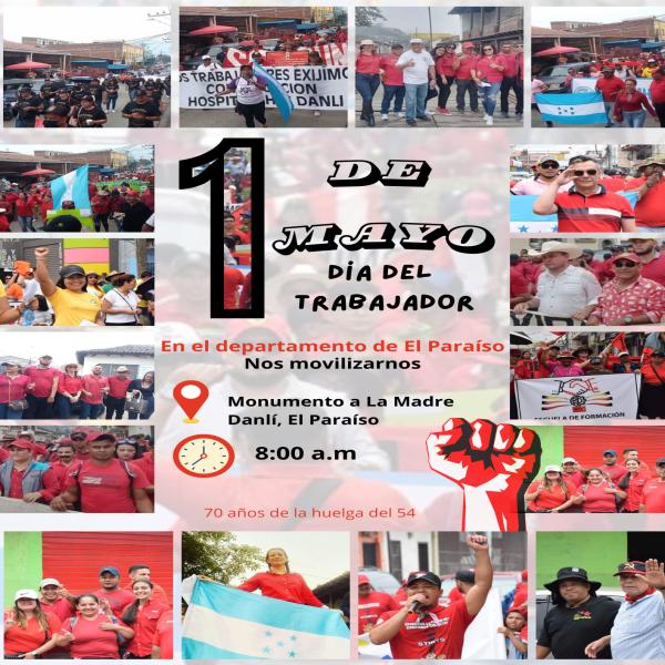 Movilización 1 de Mayo en El Paraíso 