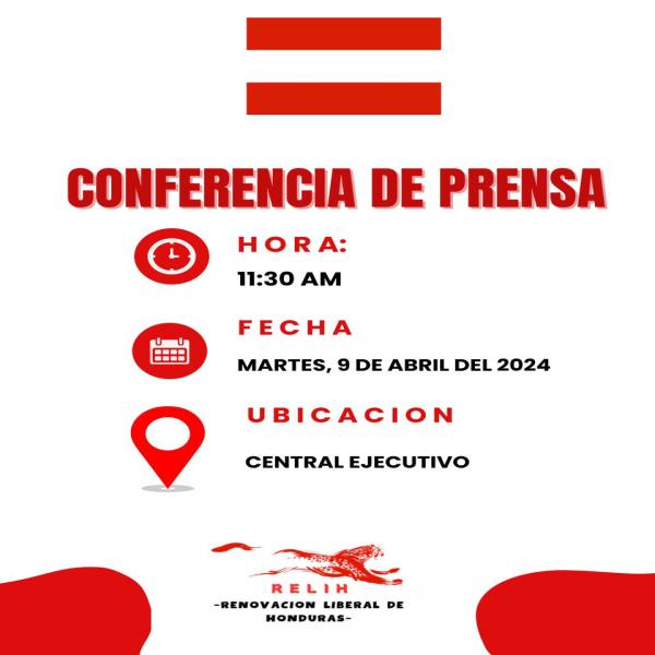Conferencia de prensa: Movimiento RELIH 