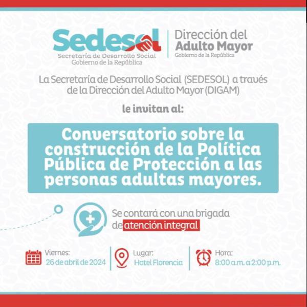 Conversatorio sobre la construcción de la Política Pública de Protección a las Personas Mayores  