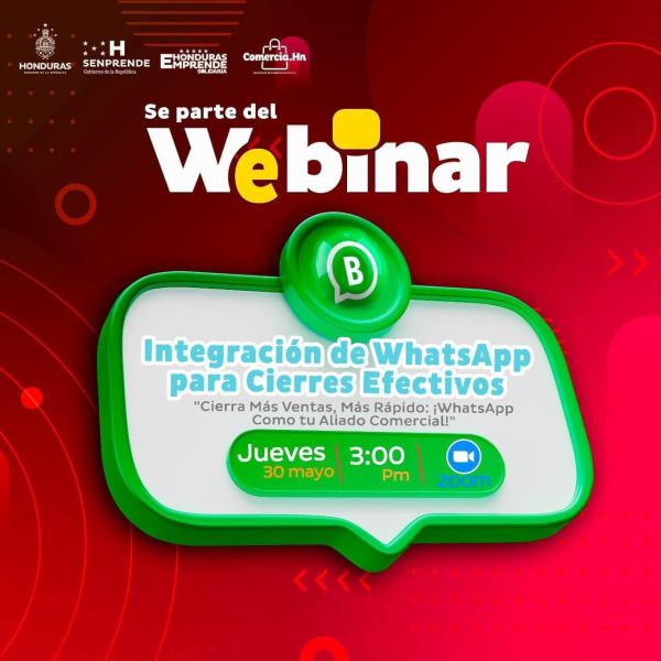Webinar ‘Cierra más ventas, más rápido: ¡WhatsApp como tu aliado comercial!