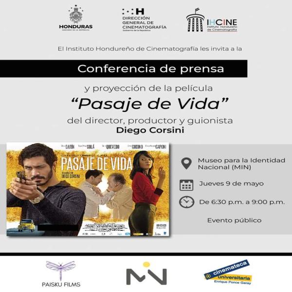 Conferencia de Prensa y Proyección de la Película: “Pasaje de la Vida” 