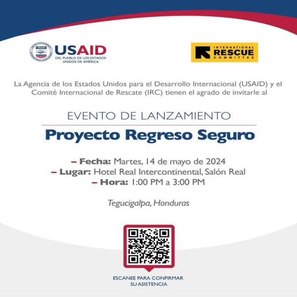 Evento de Lanzamiento del Proyecto Regreso Seguro 