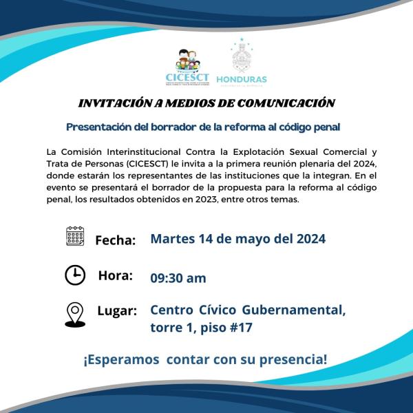 CICESCT: Presentación del borrador de la reforma al código penal