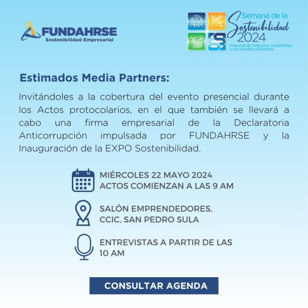 Firma empresarial de la Declaratoria Anticorrupción impulsada por FUNDAHRSE y la Inauguración de la EXPO Sostenibilidad