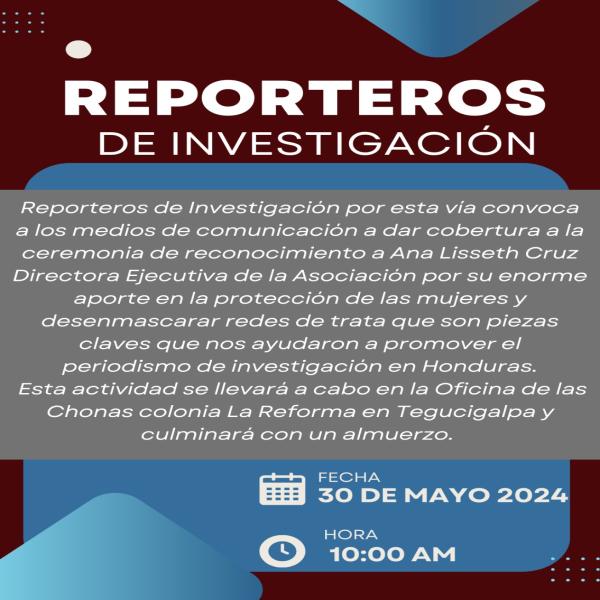 Reporteros de Investigación: Ceremonia de Reconocimiento