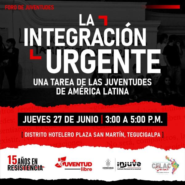Foro de Juventudes: La Integración Urgente: Una tarea de las juventudes de América Latina 
