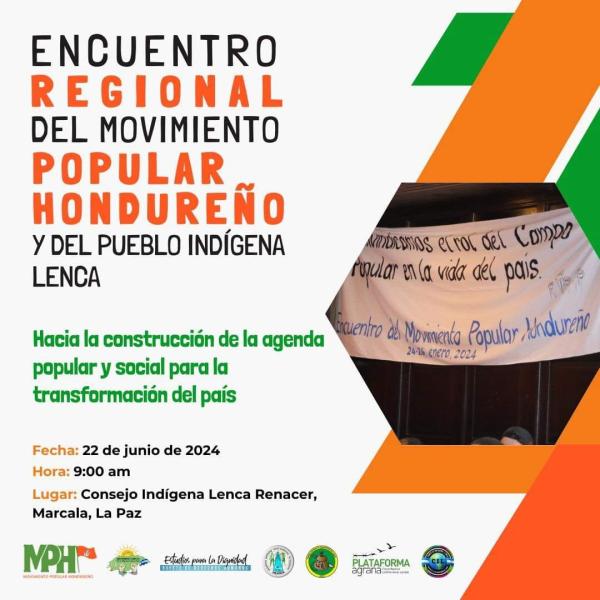 Encuentro Regional del Movimiento Popular Hondureño y del Pueblo Indígena Lenca 
