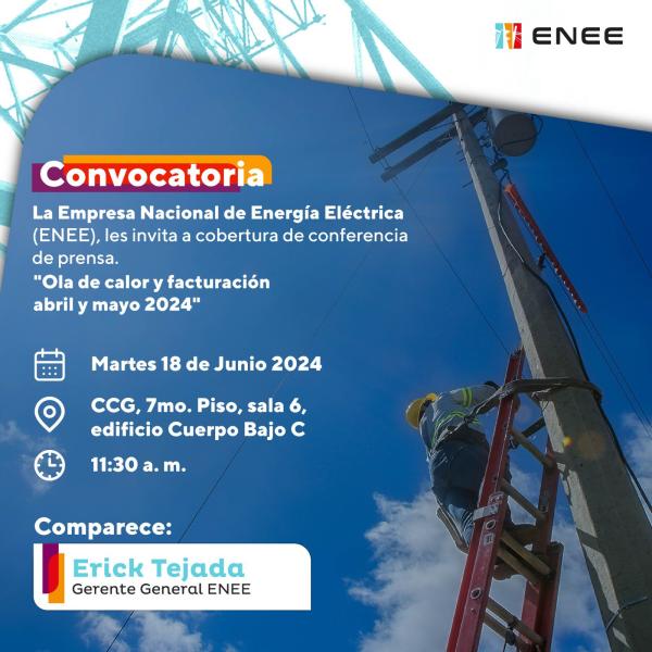 ENEE: Ola de calor y facturación de abril y mayo 2024  