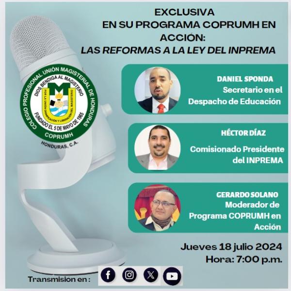 Entrevista a profundidad con el Secretario de Educación, Daniel Sponda y el Comisionado Presidente del INPREMA, Héctor Díaz