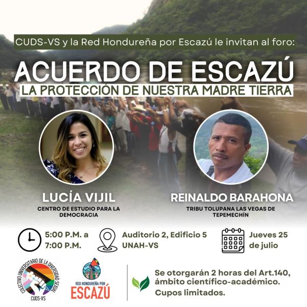  Foro “Acuerdo de Escazú: la Protección de nuestra Madre Tierra”
