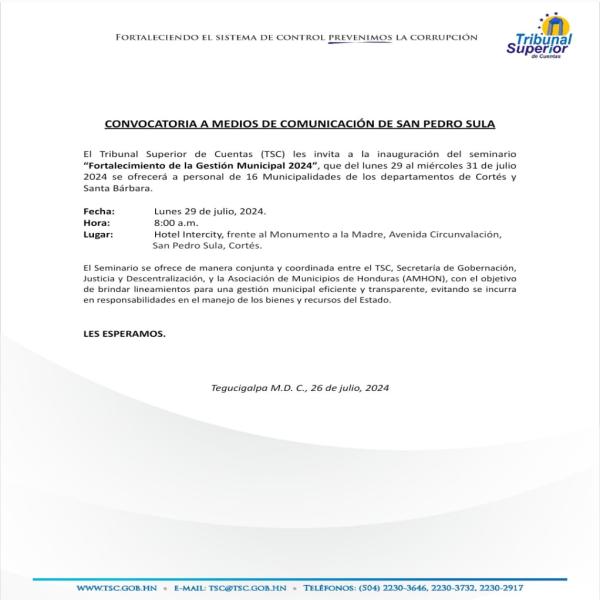 Inauguración Seminario de Fortalecimiento de la Gestión Municipal 2024 