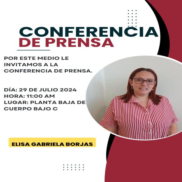 Conferencia de prensa IP: Elisa Borjas 