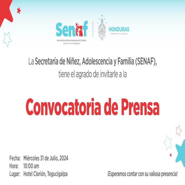 SENAF: Presentación de los logros alcanzados durante el período de enero a junio de 2024