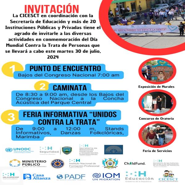 Movilización: Día Mundial contra la explotación sexual y Trata de Personas