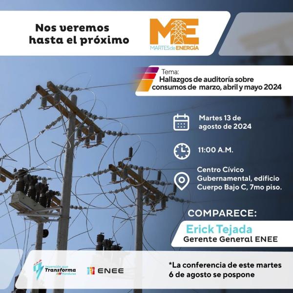 #MartesdeEnergía: Hallazgos de auditoría sobre consumos de marzo, abril y mayo 2024  