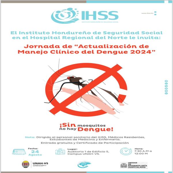 IHSS: Jornada de actualización de manejo clínico del Dengue 2024 