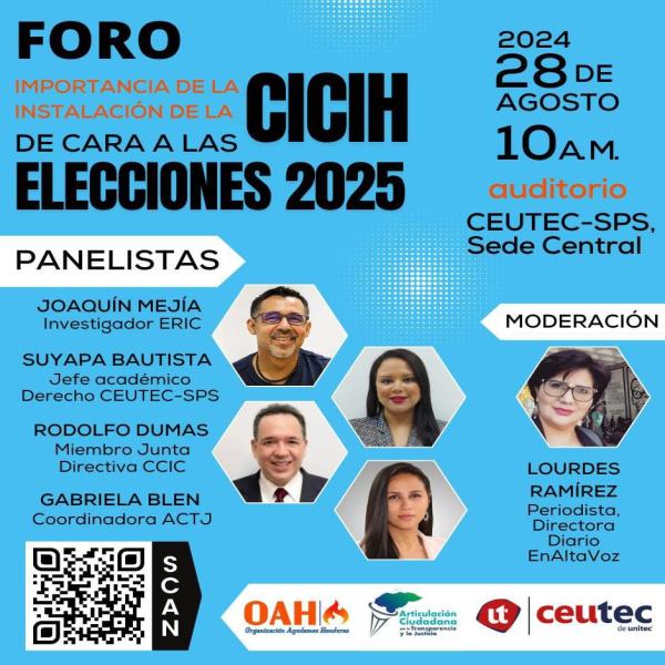 Foro CICIH de cara a las Elecciones 2025 