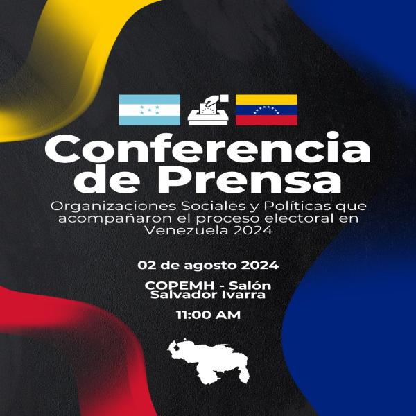 Organizaciones sociales y políticas dan a conocer su acompañamiento en las elecciones presidenciales de Venezuela 