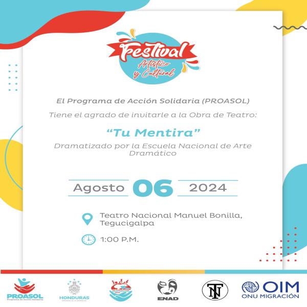 Festival Artistita y Cultura: “Tu Mentira” 