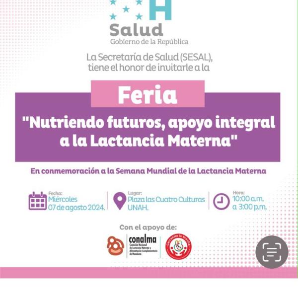 Feria: Nutriendo futuros, apoyo integral a la Lactancia Materna