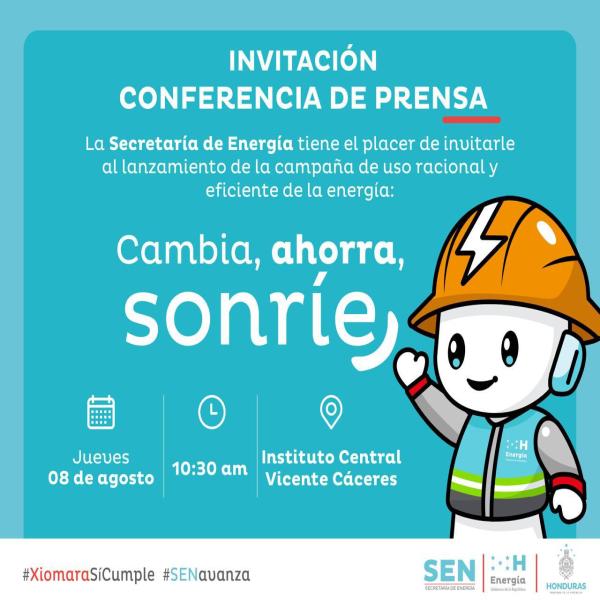 Lanzamiento de concurso Aprende Viendo, Aprende Jugando; en el marco de campaña de ahorro de energía