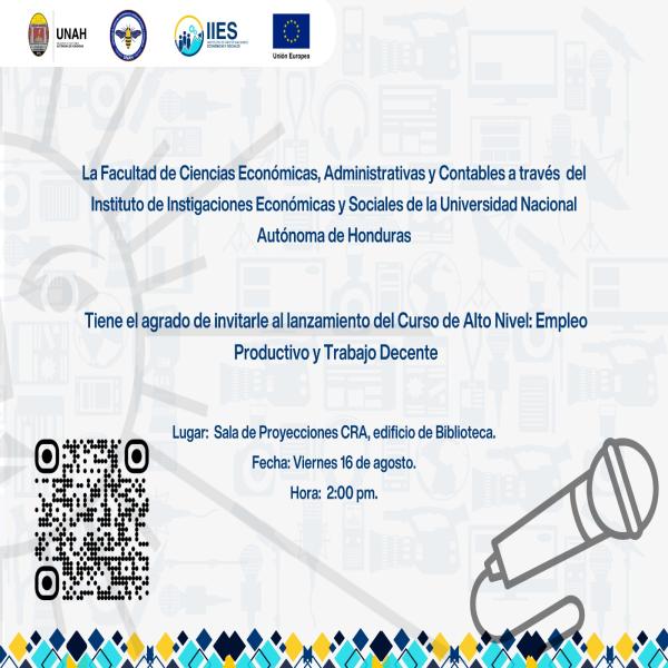 Lanzamiento del Curso de Alto Nivel: Empleo Productivo y Trabajo Decente
