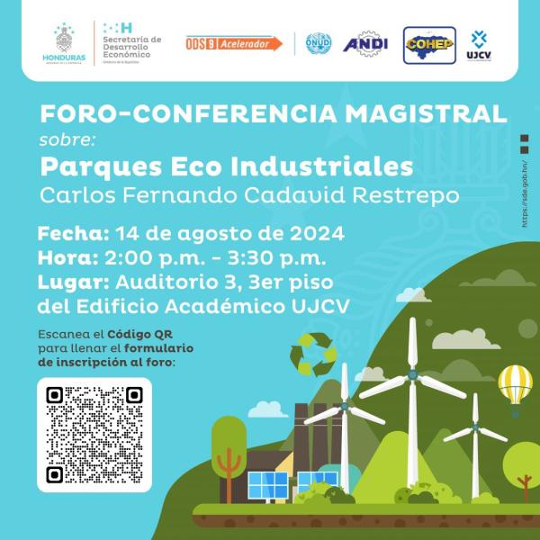  Foro - Conferencia Magistral sobre Parques Eco Industriales