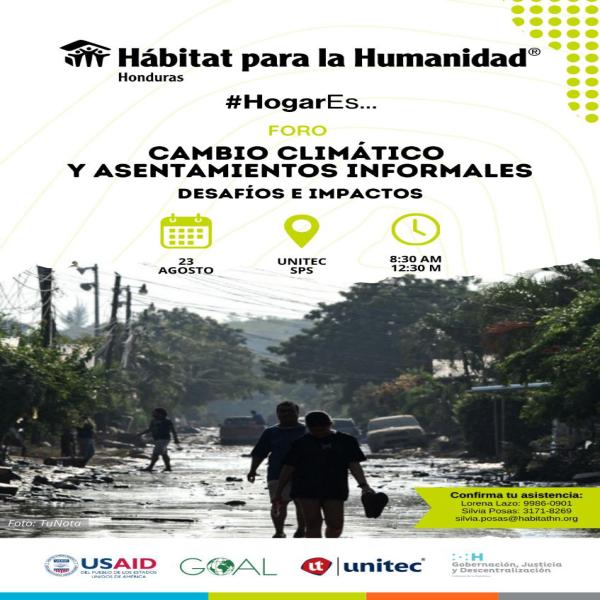 Foro: Cambio Climático y Asentamientos Informales: Desafíos e impactos 