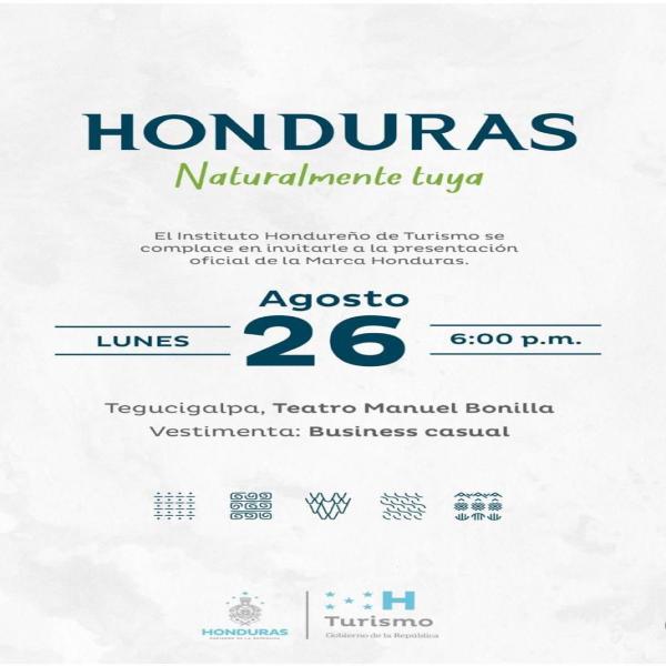 Presentación oficial de la Marca Honduras: Honduras Naturalmente tuya 