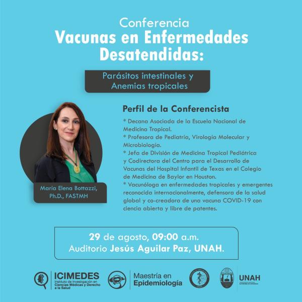 Conferencia-Vacunas en Enfermedades Desatendidas: Parásitos intestinales y Anemias tropicales