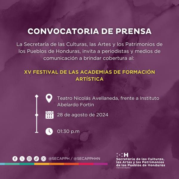 XV Festival de las Academias de Formación Artística