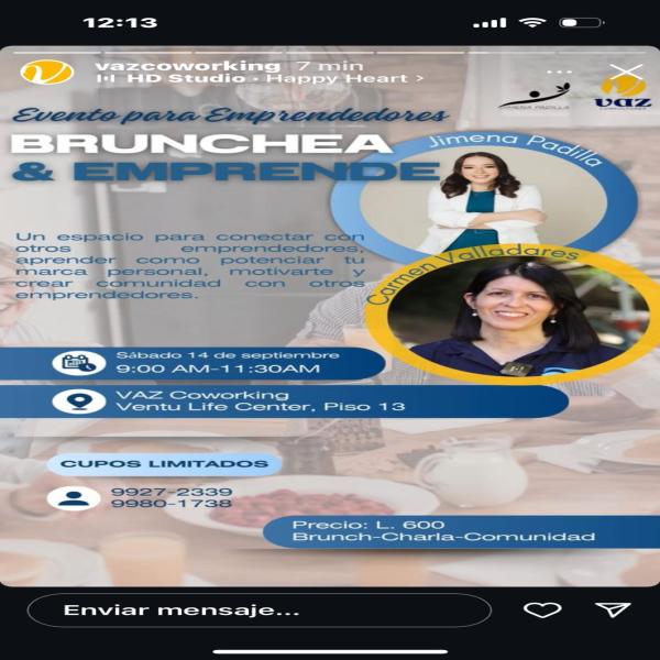 1ra Edición de Brunchea & Emprende