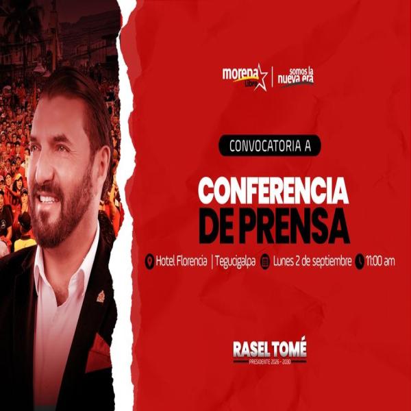 Conferencia de prensa- Rasel Tomé 