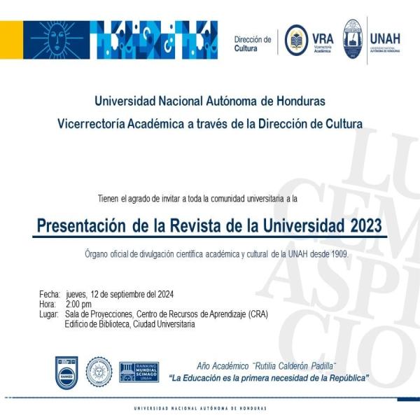 Presentación de la Revista de la Universidad 2023