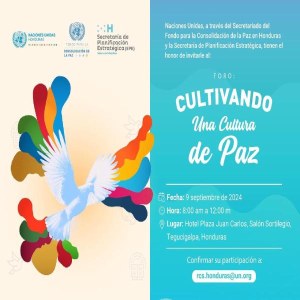Foro: Cultivando una cultura de paz
