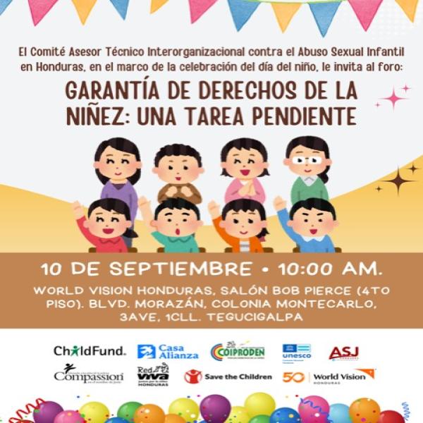 Foro: Garantía de Derechos de la Niñez: Una tarea pendiente 