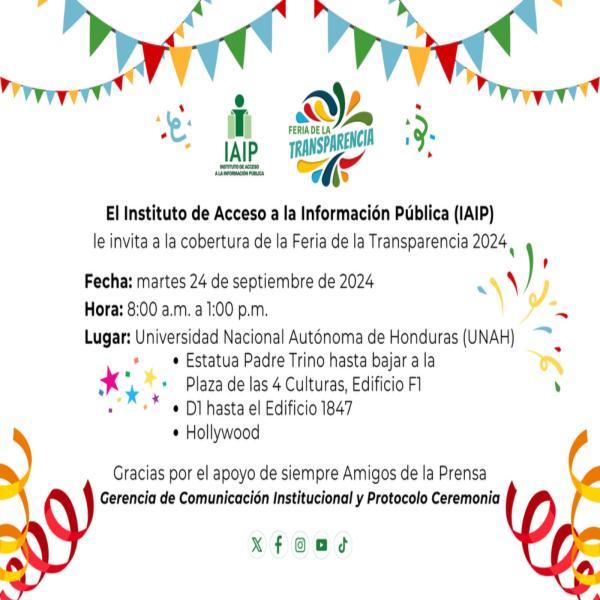 IAIP: Feria de la Transparencia 2024
