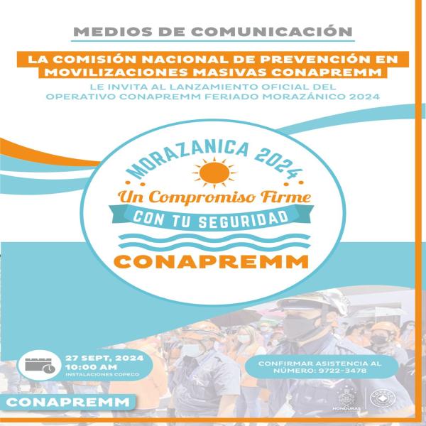 Lanzamiento oficial del Operativo CONAPREMM 