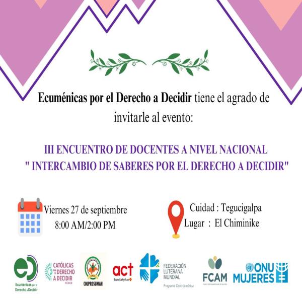 Tercer Encuentro de Docentes por el derecho a decidir 