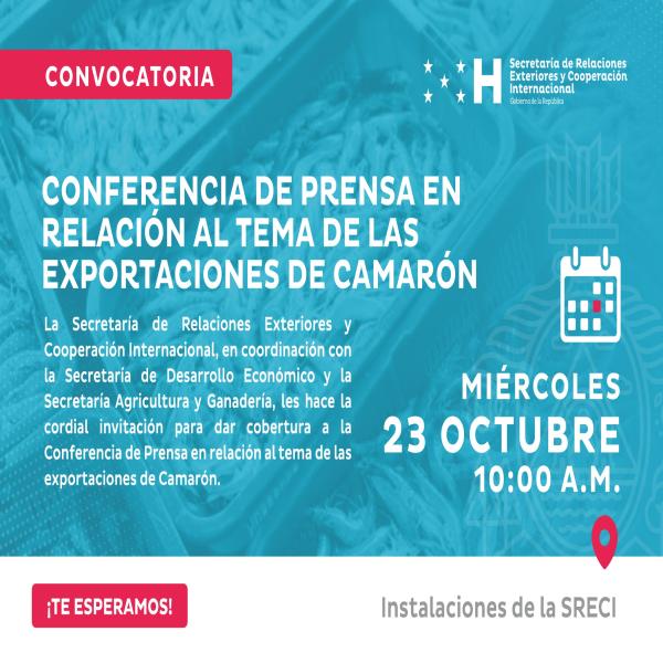 Cancillería: Exportaciones de camarón